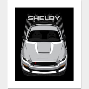 Ford Mustang Shelby GT350R 2015 - 2020 - Silver Posters and Art